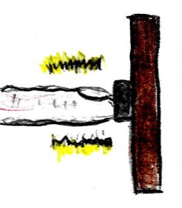 Finger - Drawing by Harvey Dog for "Seventh Seal" video