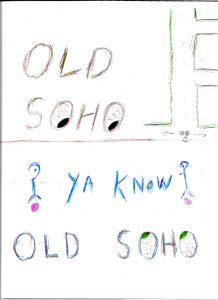 Old Soho - Drawing by Harvey Dog